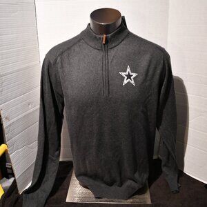 Dallas Cowboys Devon & Jones Men's Pullover Sweater 1/3 zip S-3XL New with Tag